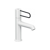 Смеситель Jacob Delafon Odeon Rive Gauche E21028-BL-00 для раковины, белый/черный