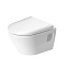 Унитаз подвесной Duravit D-Neo 45870900A1 с сиденьем микролифт, белый - фото 3