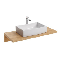 Столешница Ravak L X000000834 100 с раковиной Formy 02 дуб