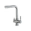 Смеситель Zorg Steel Hammer SH 552 CR для кухонной мойки, хром