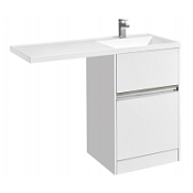 Тумба с раковиной Aquaton Лондри 1A235901LH010 60 белый глянец