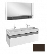 Мебель для ванной Jacob Delafon Terrace 120 см, ледяной коричневый Мебель для ванной Jacob Delafon Terrace 120 см, ледяной коричневый