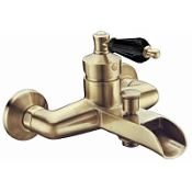 Смеситель Boheme Vogue 203-BSW для ванны с душем, бронза/черный Swarovski