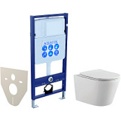 Комплект Aquatek SET SET AQUATEK ВЕГА подвесной унитаз + инсталляция + сидение soft-close
