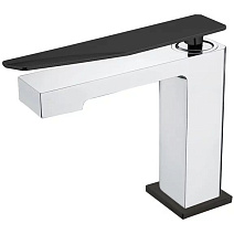 Смеситель Boheme Q 141-CRB.2 для раковины, хром/черный