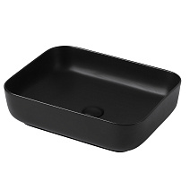 Раковина накладная ABBER Rechteck AC2202MB черный матовый