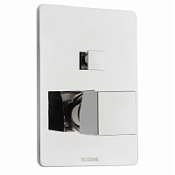 Смеситель Bossini Cube Z00063.030 для душа (внешняя часть), хром Смеситель Bossini Cube Z00063.030 для душа (внешняя часть), хром