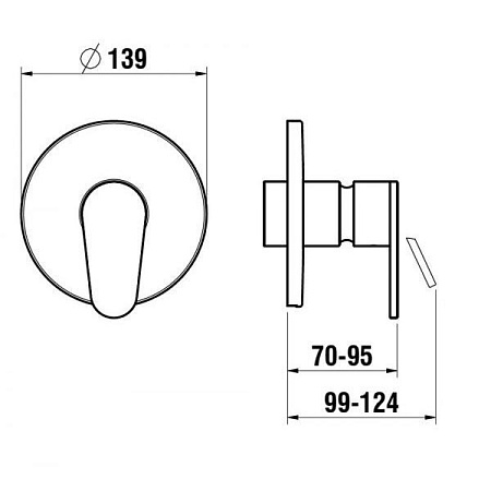 Смеситель Laufen The New Classic HF900578100000 для душа, хром