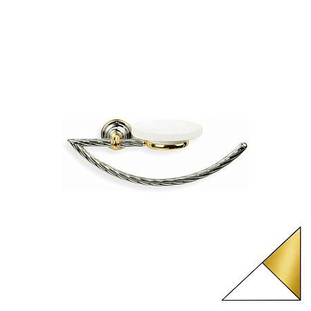 Полотенцедержатель Stil Haus Giunone G79(04) белый/золото