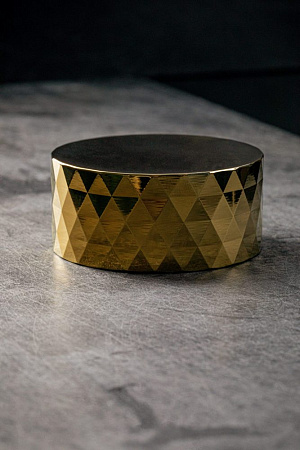 Смеситель Boheme Venturo 150-MG-DIAMOND для раковины, ручка Diamond, золото матовое