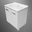 Тумба c хозяйственной раковиной Kerasan Aquadom 9164k3*0 75х50 белый матовый - фото 4
