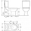 Крышка-сиденье Jacob Delafon Odeon E4750-6В голубая - фото 2