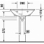 Пьедестал для раковины Duravit Darling New 0858240000 - фото 2