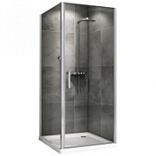 Душевой уголок ABBER Sonnenstrand AG04100-S85 прозрачное/хром