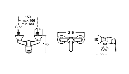 Смеситель Roca Victoria 5A2125C0M для душа, хром