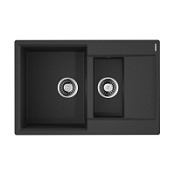 Кухонная мойка Omoikiri Daisen 78-2T-BL 78x51x23 черный