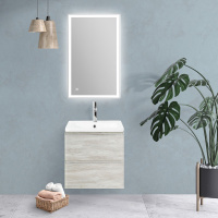 Мебель для ванной BelBagno Albano ALBANO-CER-500-2C-SO-RV 50 подвесная, Rovere Vintage Bianco
