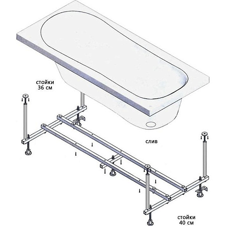Каркас Ravak Domino Plus GR00001138