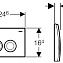 Кнопка смыва Geberit Delta 21 115.125.46.1 хром матовый - фото 2