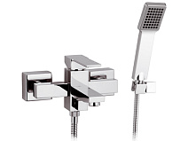 Смеситель Remer Qubica Q02 для ванны, хром