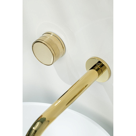 Смеситель Boheme Prestige 152-2-G-PR для раковины, золото