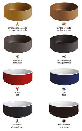 Раковина ArtCeram Cognac COL001 20;00 42 черный