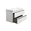 Тумба с раковиной La Fenice Elba TWIN FNC-01-ELB-B-100-2 два ящика, Bianco белый матовый - фото 2