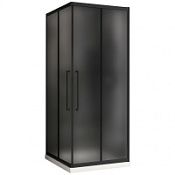 Душевой уголок ABBER Schwarzer Diamant AG02090BMH 90x90x195 матовое/черный