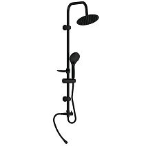 Душевая стойка GPD DST19-2-S черный матовый Душевая стойка GPD DST19-2-S черный матовый