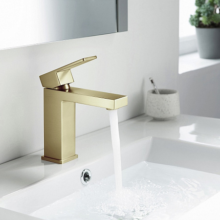 Смеситель Timo Selene 2061/17F для раковины, золото матовое