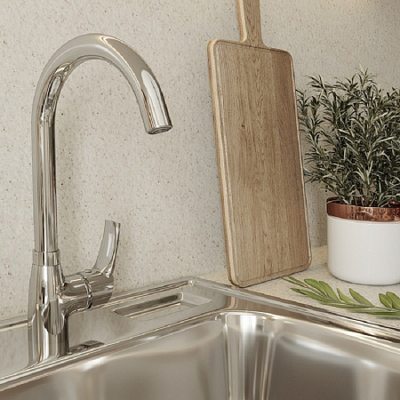 Смеситель для кухни Milardo Meal M07SB0JM05 хром