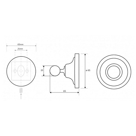 Крючок Bemeta Retro 144206138 золото/хром