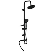 Душевая стойка GPD DST19-2-S черный матовый