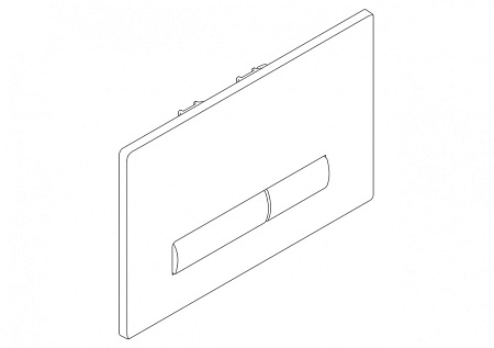 Кнопка смыва BelBagno Genova BB018-GV-BIANCO белая