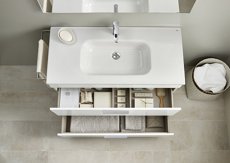 Тумба с раковиной Roca Debba ZRU9302708 60 см, белый