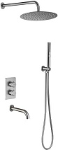 Душевой комплект Allen Brau Priority 5.31014-BN никель браш Душевой комплект Allen Brau Priority 5.31014-BN никель браш