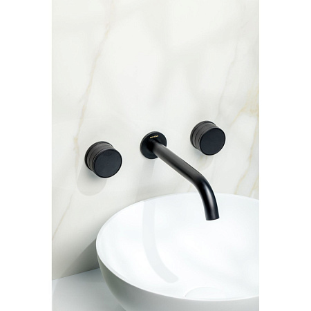 Смеситель Boheme Prestige 152-2-B-PR для раковины, черный