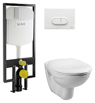 Комплект VitrA Normus 9773B003-7201 кнопка белый
