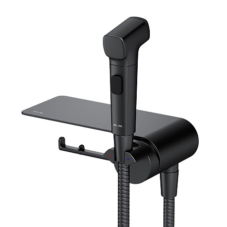 Гигиенический душ со смесителем Am.Pm Func F0H8F922 черный