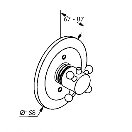 Термостат Kludi Adlon 517190520 для душа, хром 