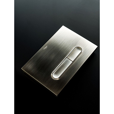 Кнопка смыва Boheme 667-NB никель брашированный