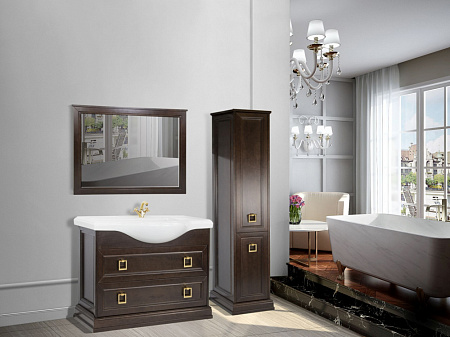 Зеркало Tessoro Foster TS-F90120-M-N 120 темный орех