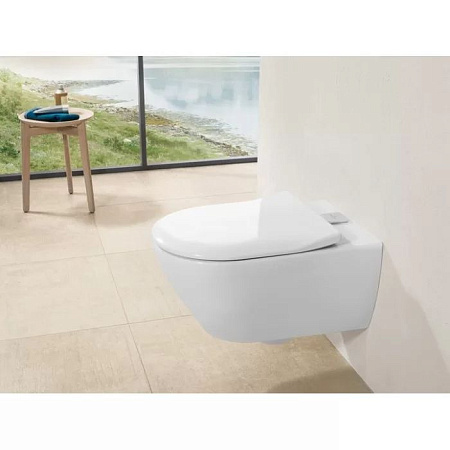 Унитаз подвесной Villeroy & Boch Subway 2.0 Plus 5614A1R1 альпийский белый CeramicPlus