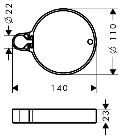 Мыльница Hansgrohe Cassetta C 28678000 хром