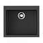 Кухонная мойка Omoikiri Bosen 57-BL 57х50 черный - фото 1