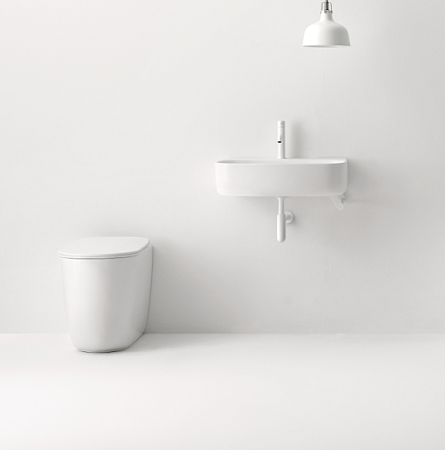 Унитаз приставной Kerasan Nolita 531801 безободковый, белый