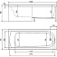 Акриловая ванна Timo Mika MIKA1570 150х70 без гидромассажа - фото 3
