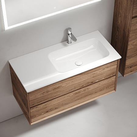 Мебель для ванной Sancos Marmi 2.0 MR2.0100RECH 100 R дуб чарльстон/белый