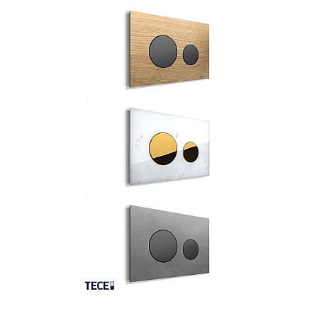 Лицевая панель Tece Loop Modular 9240613 белый мрамор