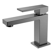 Смеситель Boheme Qubic 471-GM для раковины, оружейная сталь